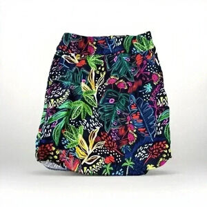 Peck & Peck Floral Design Skort Sports Wear Women Size 4 Stretch